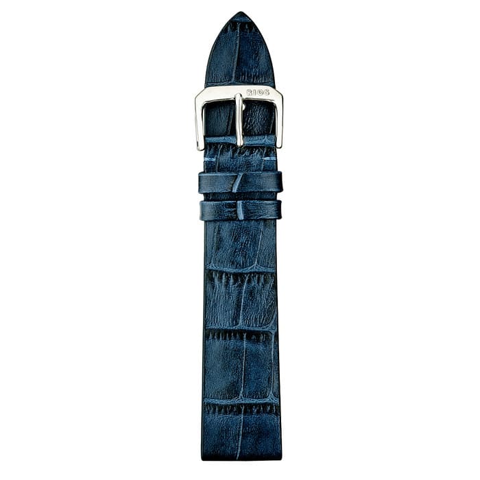 RIOS1931 MIAMI Genuine Calf Leather Blue Watch Strap #R35-104