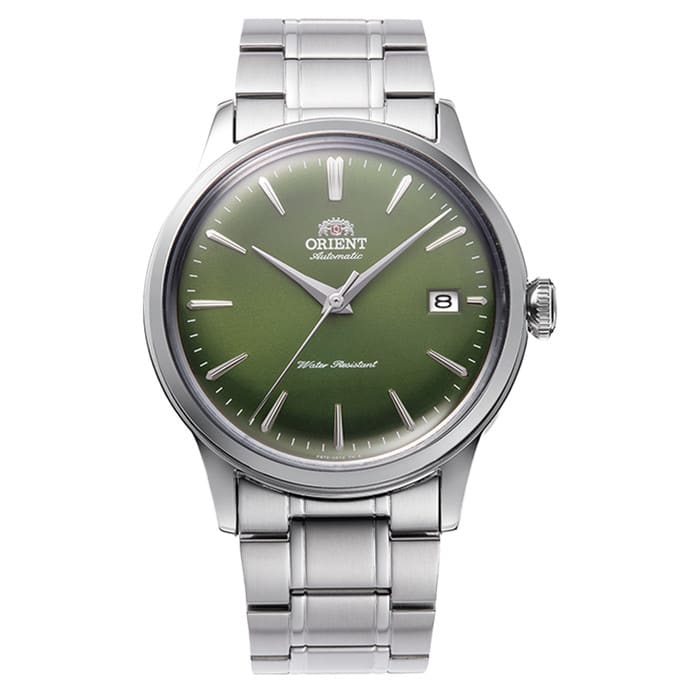 Orient Bambino Version 7 Automatic Green Dial Watch #RA-AC0M09E10B