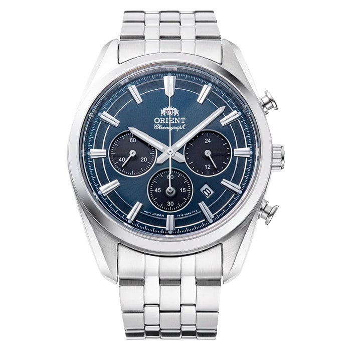 Orient TX03 Solar Quartz Chronograph Diver Watch with Blue Dial #RA-TX0303L10B