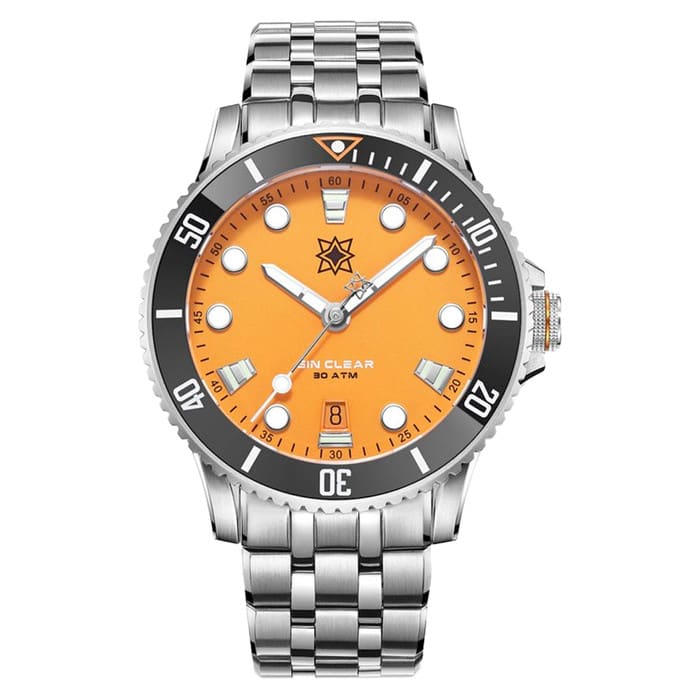 Second Hour Gin Clear Mk2 Watch with Ocean Sunset Dial #SEC-HOU-03