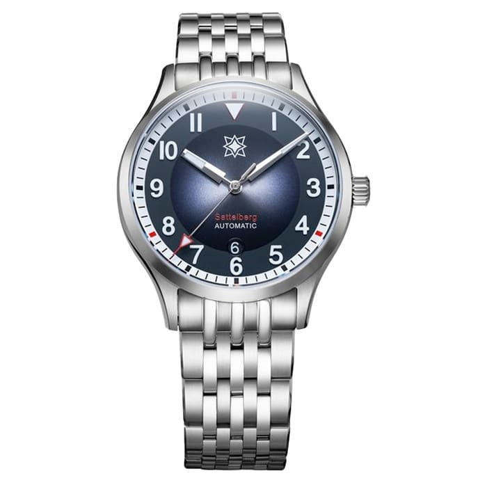 Second Hour Sattelberg Mk2 Watch with Black Dial #SEC-HOU-09