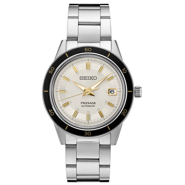 Seiko Presage Automatic Sporty Dress Watch with 41mm Case, and Hardlex Box Crystal #SRPG03