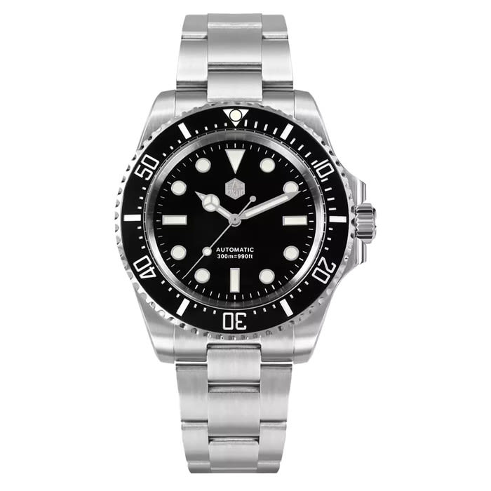 San Martin Automatic Dive Watch with Black Dial #SN0111-A