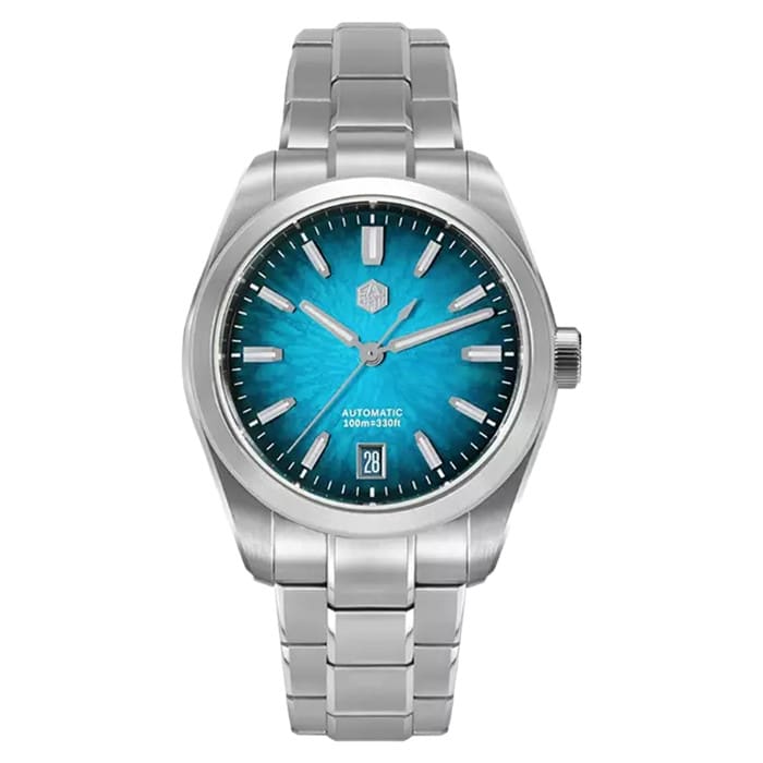 San Martin 36mm Dress Watch with Blue Degrading Dial #SN0144-A