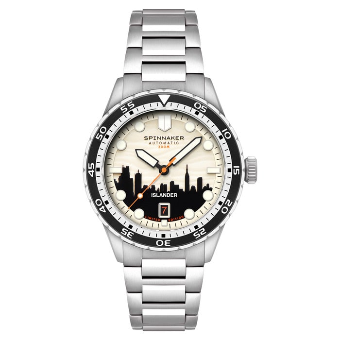 Spinnaker x Islander Hass Limited Edition Watch with Skyline Dial #SP-5144-LIW22