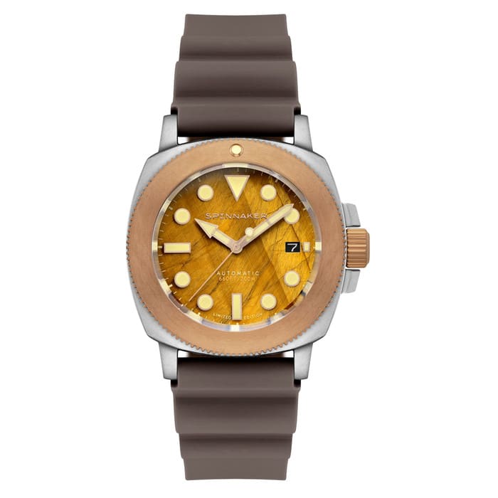 Spinnaker Hull Titanium Bronze Automatic - Lapidary Limited Edition Brown Dial #SP-5145-01