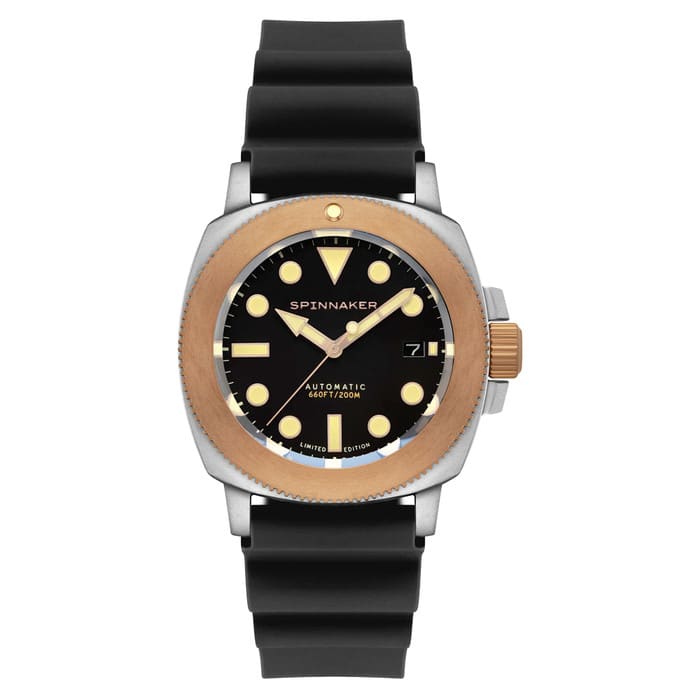 Spinnaker Hull Titanium Bronze Automatic - Lapidary Limited Edition Black Dial #SP-5145-03