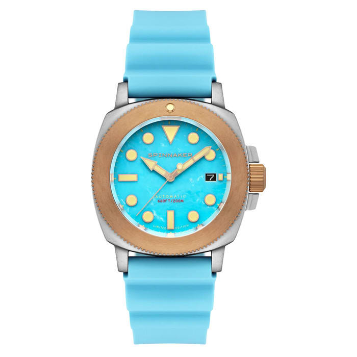 Spinnaker Hull Titanium Bronze Automatic - Lapidary Limited Edition Blue Dial #SP-5145-04