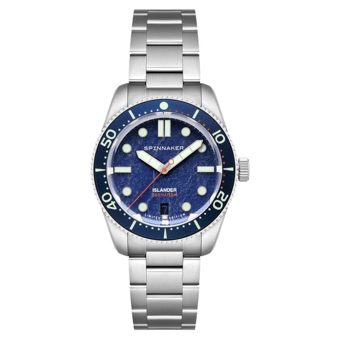 Spinnaker x Islander 39mm Croft with Blue Aventurine Dial #SP-5149-LIW11