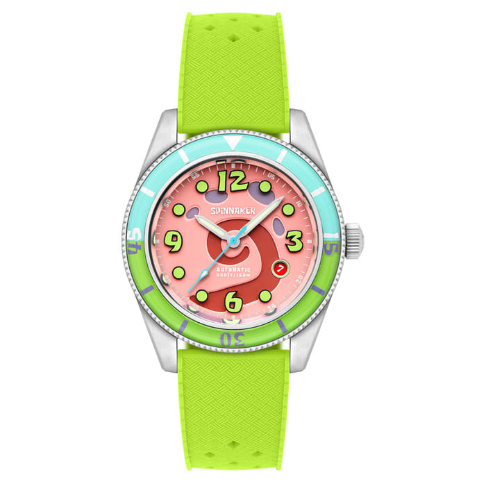 Spinnaker Fleuss Automatic SpongebBob SquarePants Conch Street LE Pink Gary #SP-5151-01