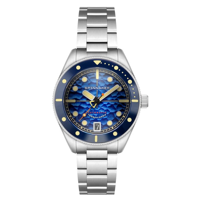 Spinnaker Challenger Automatic 300 Meter Depth Blue Dive Watch #SP-5159-11