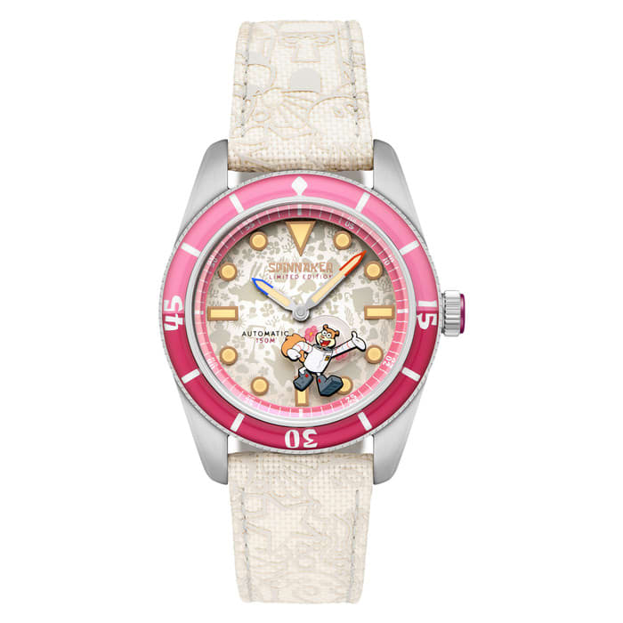 Spinnaker x Spongebob Fleuss LE Frenemies Sandy White Watch #SP-5160-03