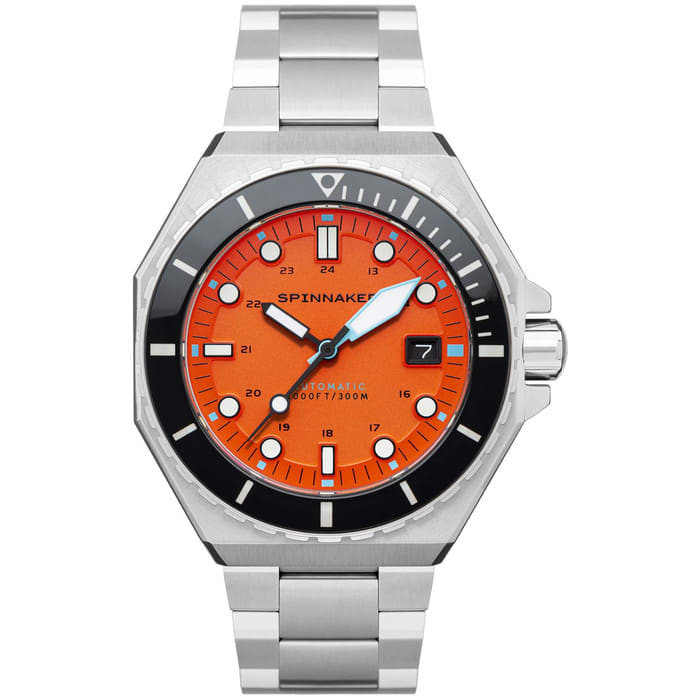 Spinnaker Dumas Automatic 300 Meter Dive Watch with Stainless Steel Bracelet #SP-5081-BB