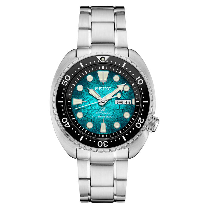 Seiko Prospex "King Turtle" Special Edition Dive Watch with Turquoise Dial #SRPH57