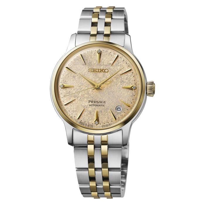 Seiko Presage 34mm Cocktail Time with Champagne Frozen Daiquri Dial #SRPL64