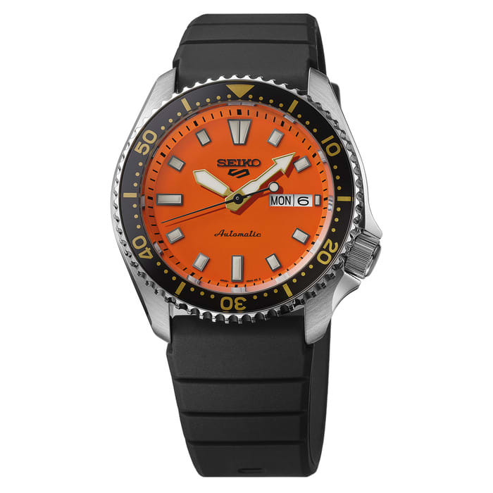 Seiko 5 Sports SKX Series with Orange Dial #SRPL89