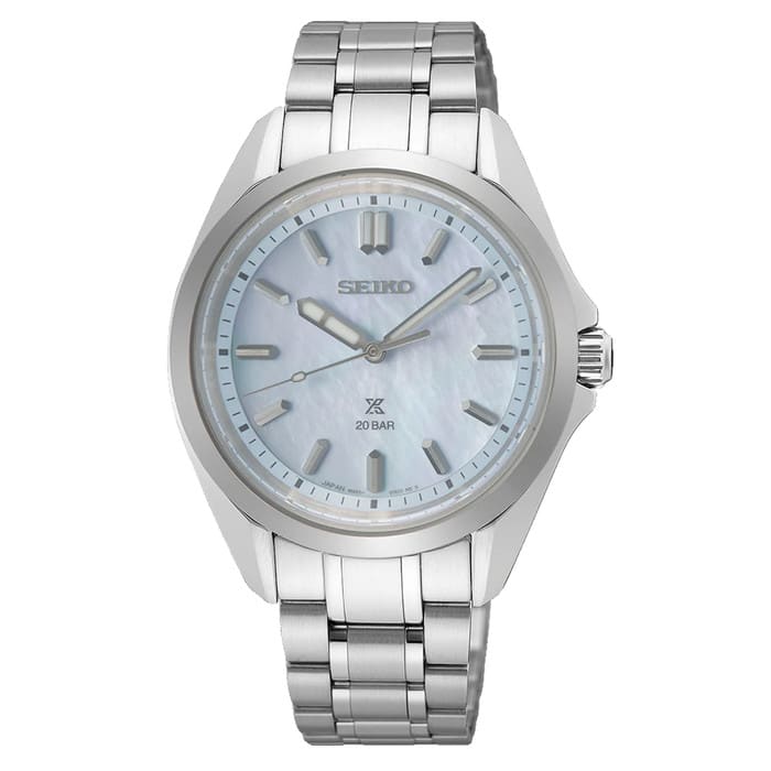 Seiko Prospex Ladies Blue Mother of Pearl Automatic Dive Watch #SUR607