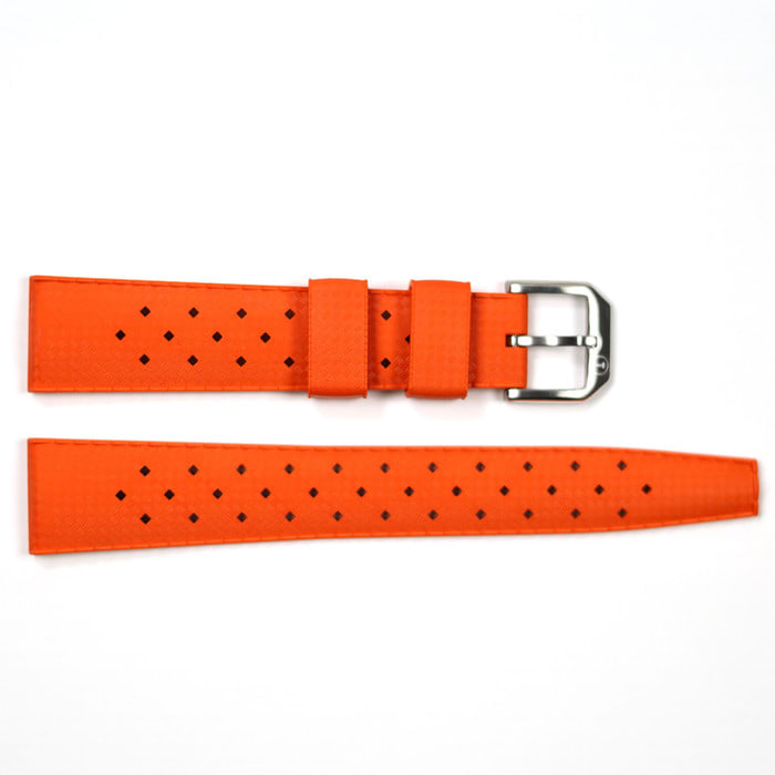 TROPIC Vulcanized Rubber Dive Strap in Orange #TROP-03