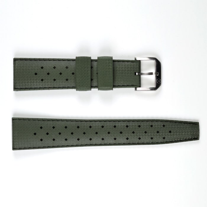 TROPIC Vulcanized Rubber Dive Strap in Green #TROP-04