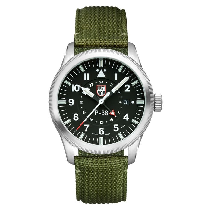 Luminox 42mm P-38 LIGHTNING GMT Pilot Watch #XA.IE21